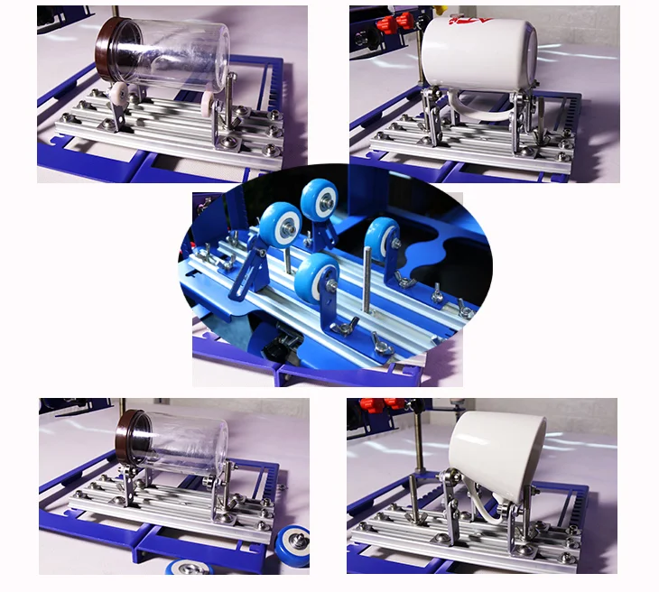 Cylindrical Screen Printing Machine for Pen, Mug, Bottle Print