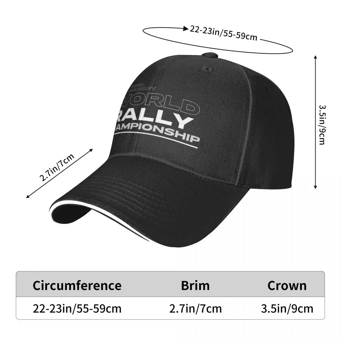 WRC World Rally Championship Trucker Hat Accessories Casual Racing Headwear For Unisex Casquette Adjustable