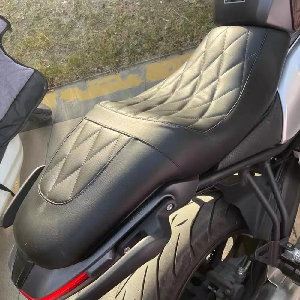 2022 New Voge 500AC AC500 Low-Profile Motorcycle Seat Fit for Driver And Passenger - Comfortable Saddle for VOGE 500AC 500 AC