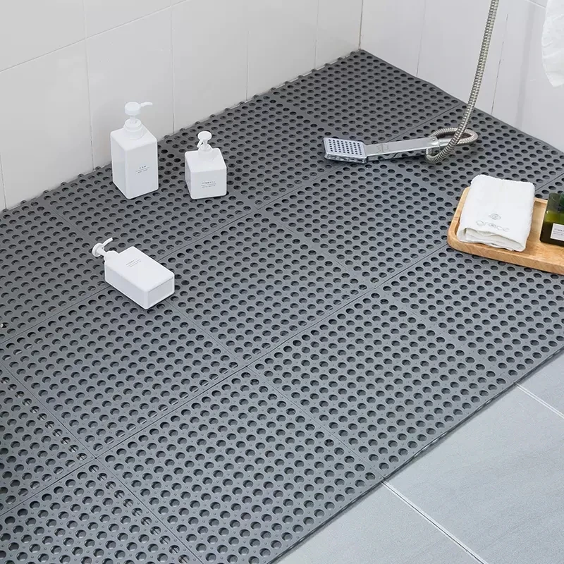 Tappetino antiscivolo per bagno doccia bagno per uso domestico tappetino Anti-caduta tappetino per wc da bagno Splicing tappetino per separazione dell'acqua cava