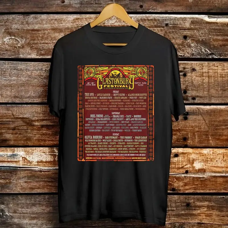 

Glastonbury Festival Music 2025 T Shirt Full Size S 5Xl