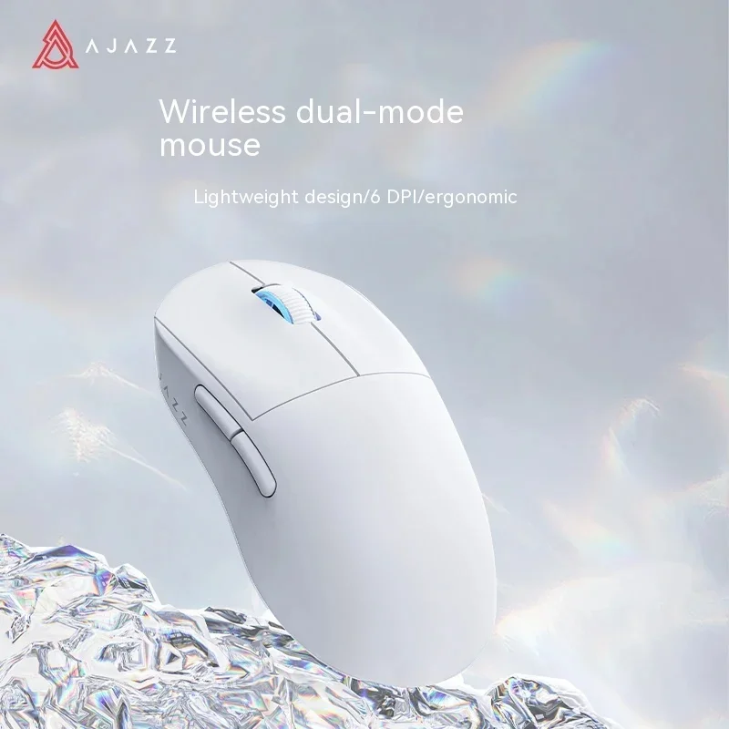 

Ajazz Aj199mc Wireless Mouse Paw3338 Sensor Wireless Dual-mode 2.4ghz Fps Low Latency Esports Game Lightweight Mouse Gift