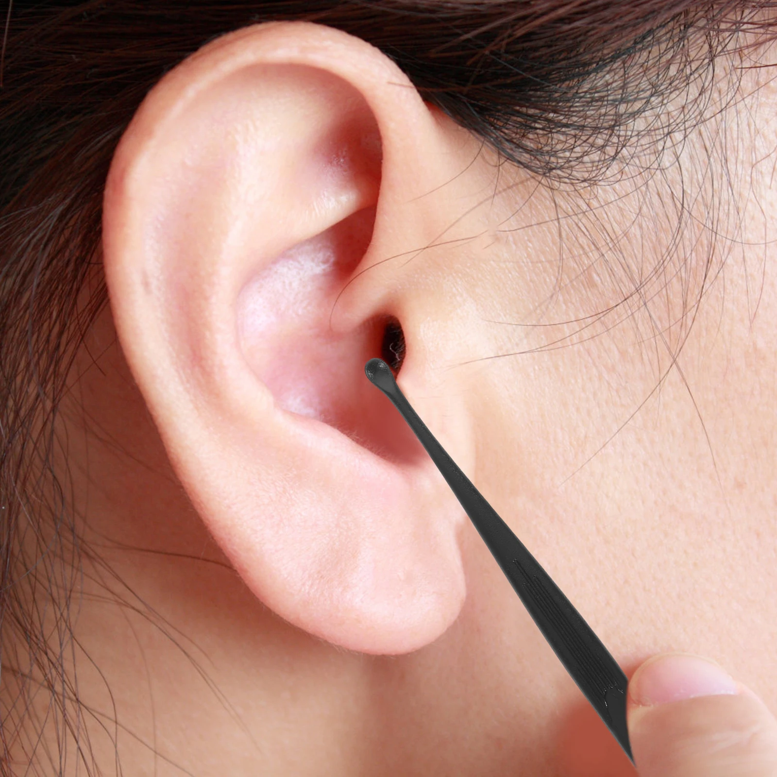 

1 комплект Hd отоскоп, набор для удаления ушной серы, портативные инструменты для чистки ушей с силиконовыми металлическими насадками, эргономичная нескользящая ручка для сейфа