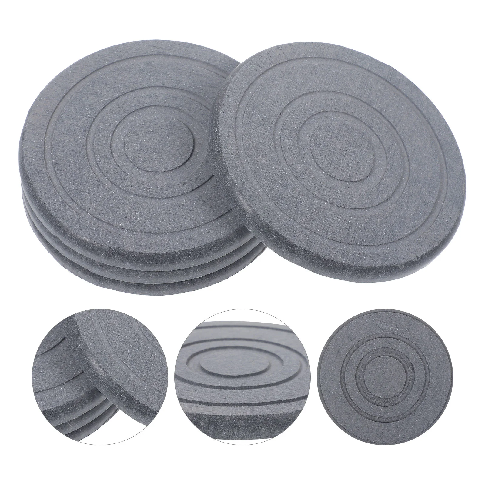 4 Pcs Diatom Mud Flowerpot Mat Soap Holder Countertop Absorbent Mats Washbasin Dish Water Diatomite Drink Coasters Pad