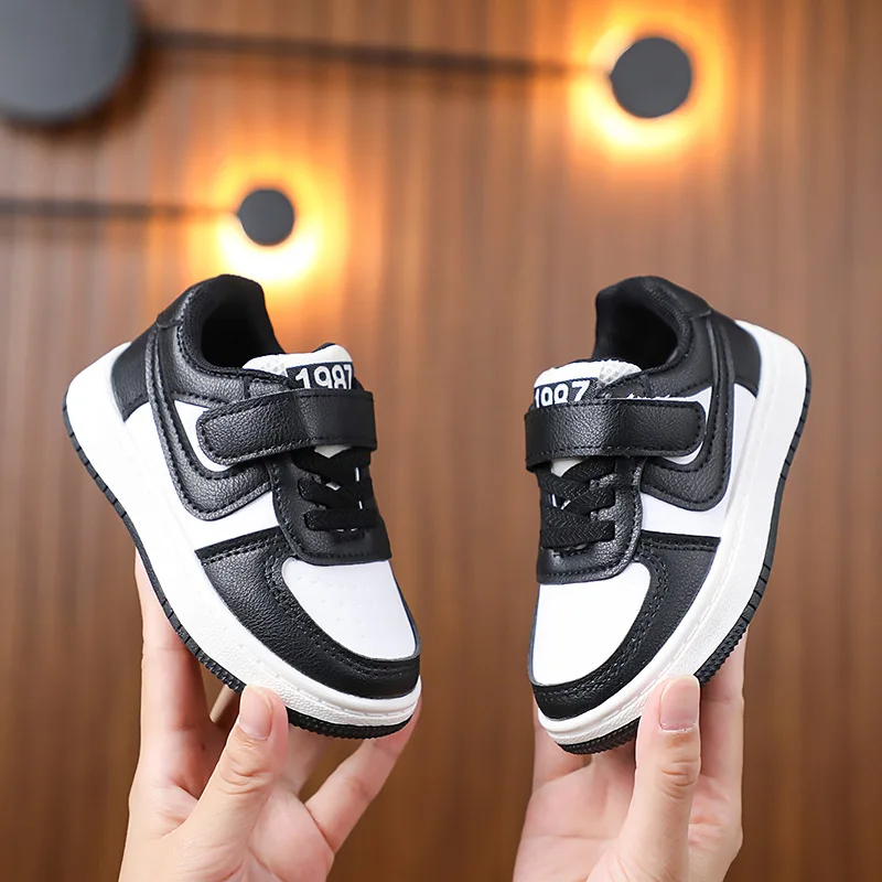 XUANMU Printemps Automne Nouvelles Baskets pour Enfants Garçons Chaussures Basses Décontractées Chaussures pour Femmes Bébé Petites Blanc 1-6 Ans Z0018_voghion.com