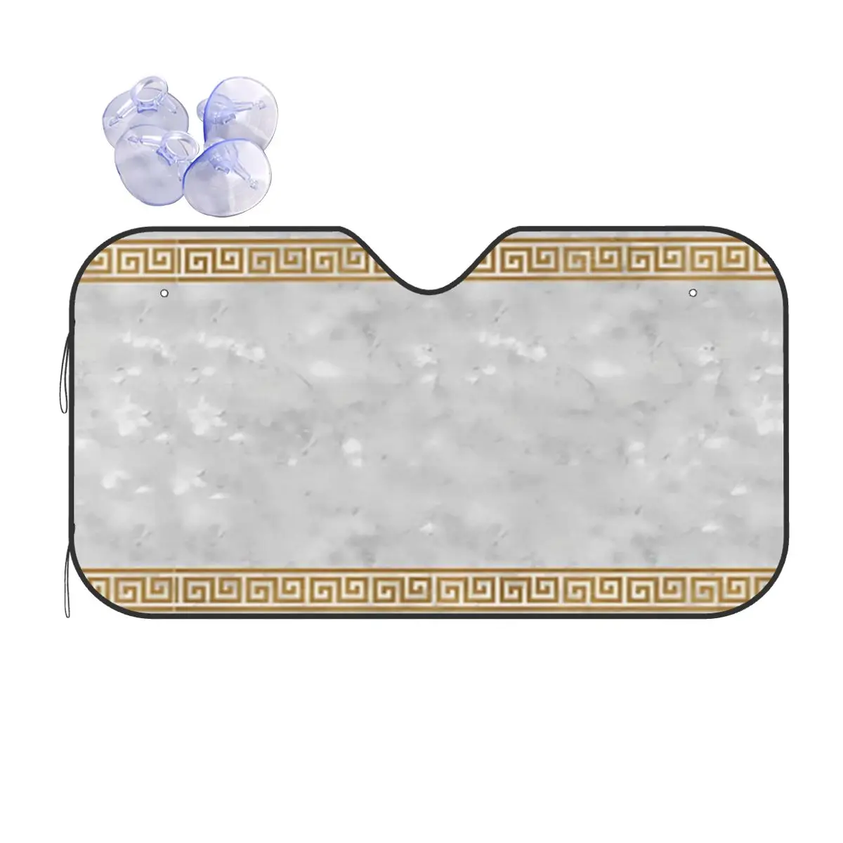 

Ancient Greece Sunshade Windscreen Car Front Windshield Window Sun Visor Accessories Covers