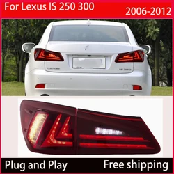 Car Taillights For Lexus IS 250 300 2006-2012 Tail Light Reversing Light Turn Signal Light LED Tail Light Auto Parts