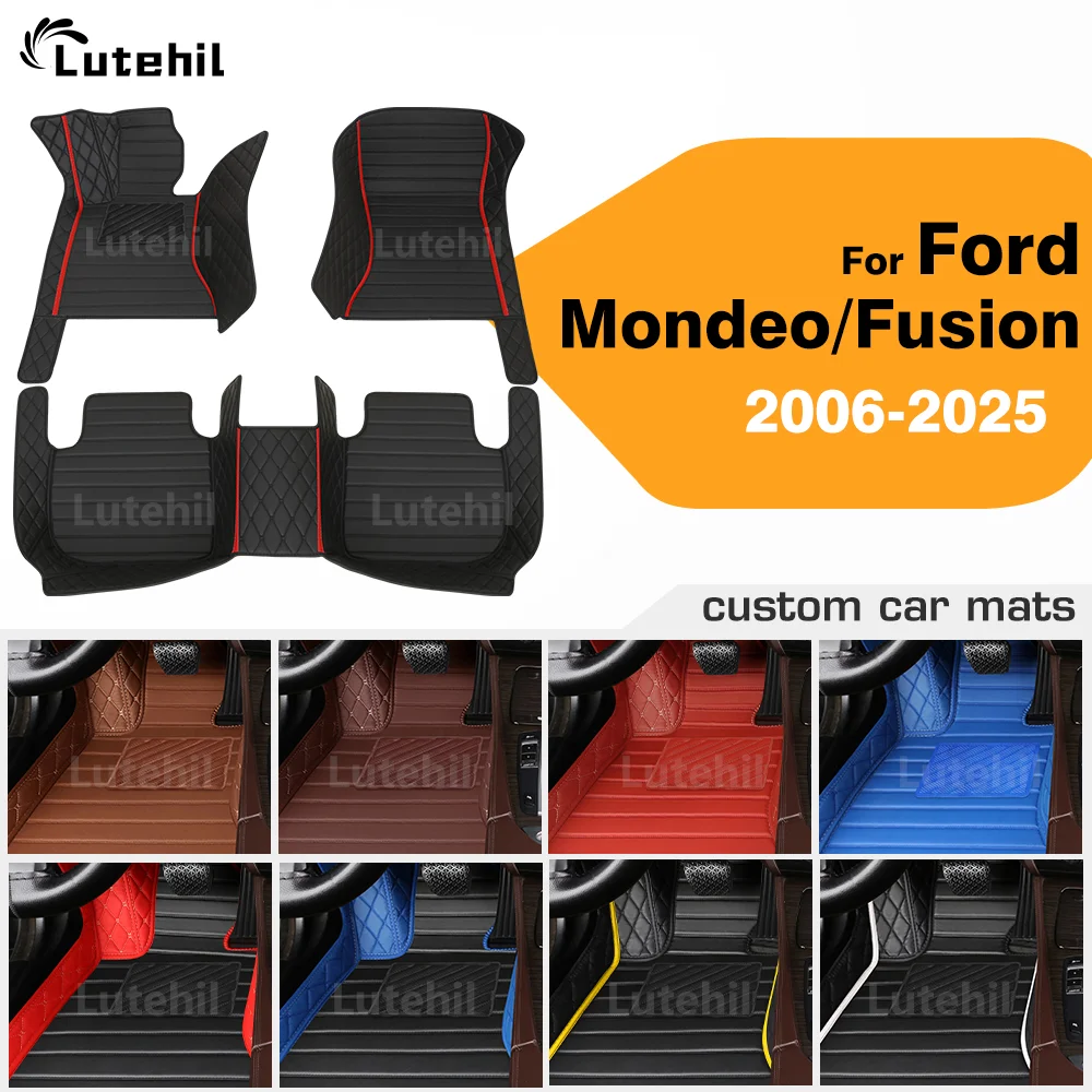

Для Ford Mondeo/Fusion 2006-2025 изготовленный на заказ автомобильный коврик, автомобильный ковер, аксессуары для интерьера, защитный 2024 2023 2022