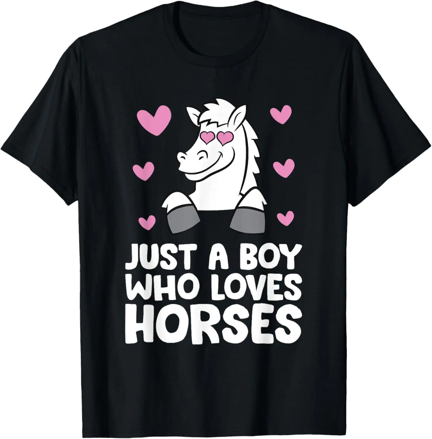 Juste un garçon qui aime les chevaux T-Shirt