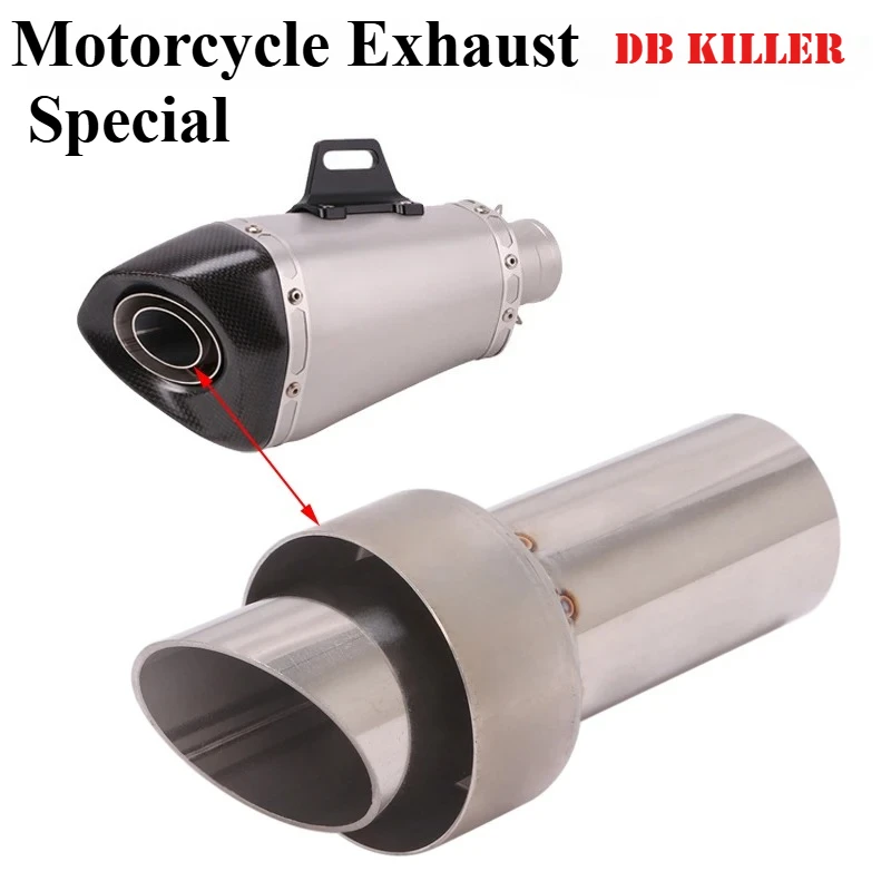 

Spot Goods Motorcycle Exhaust Pipe Parts Special DB Killer Muffler Escape Moto Stainless Steel Exclusive Use Motorbike Silencer