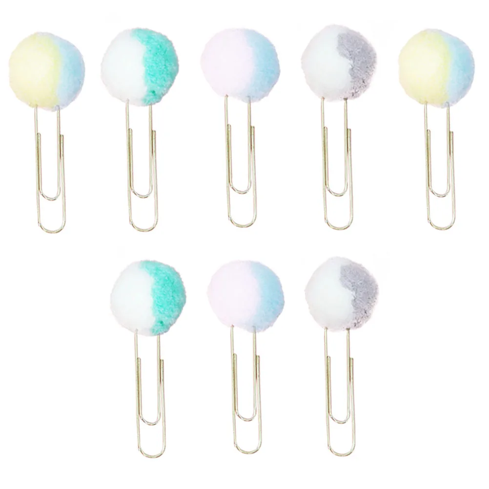 

Giant Double colored Paperclips Hair Ball Scrapbook Clamp Material Various Colors Office Use Metal Paper Clip Binding