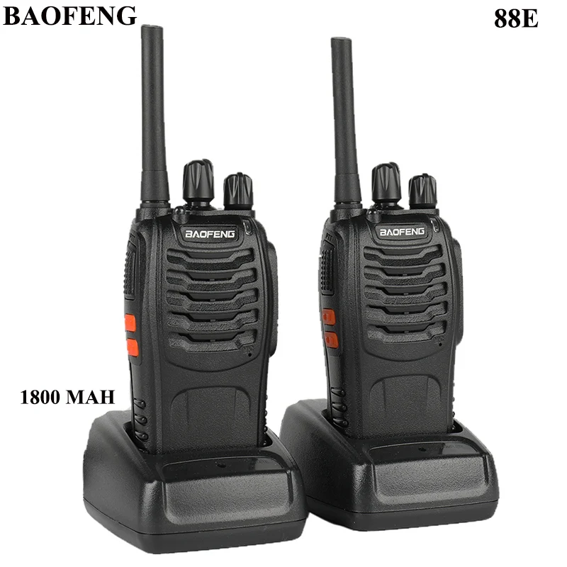 Baofeng BF-88E PMR 446 USB charger 0.5W power with CE,FCC,RoHS mobile radio handheld Walkie Talkie 1500mAh battery