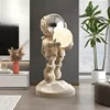 Grande sculpture d'astronome sur pied, décoration de salon, statue d'intérieur pour la maison 5