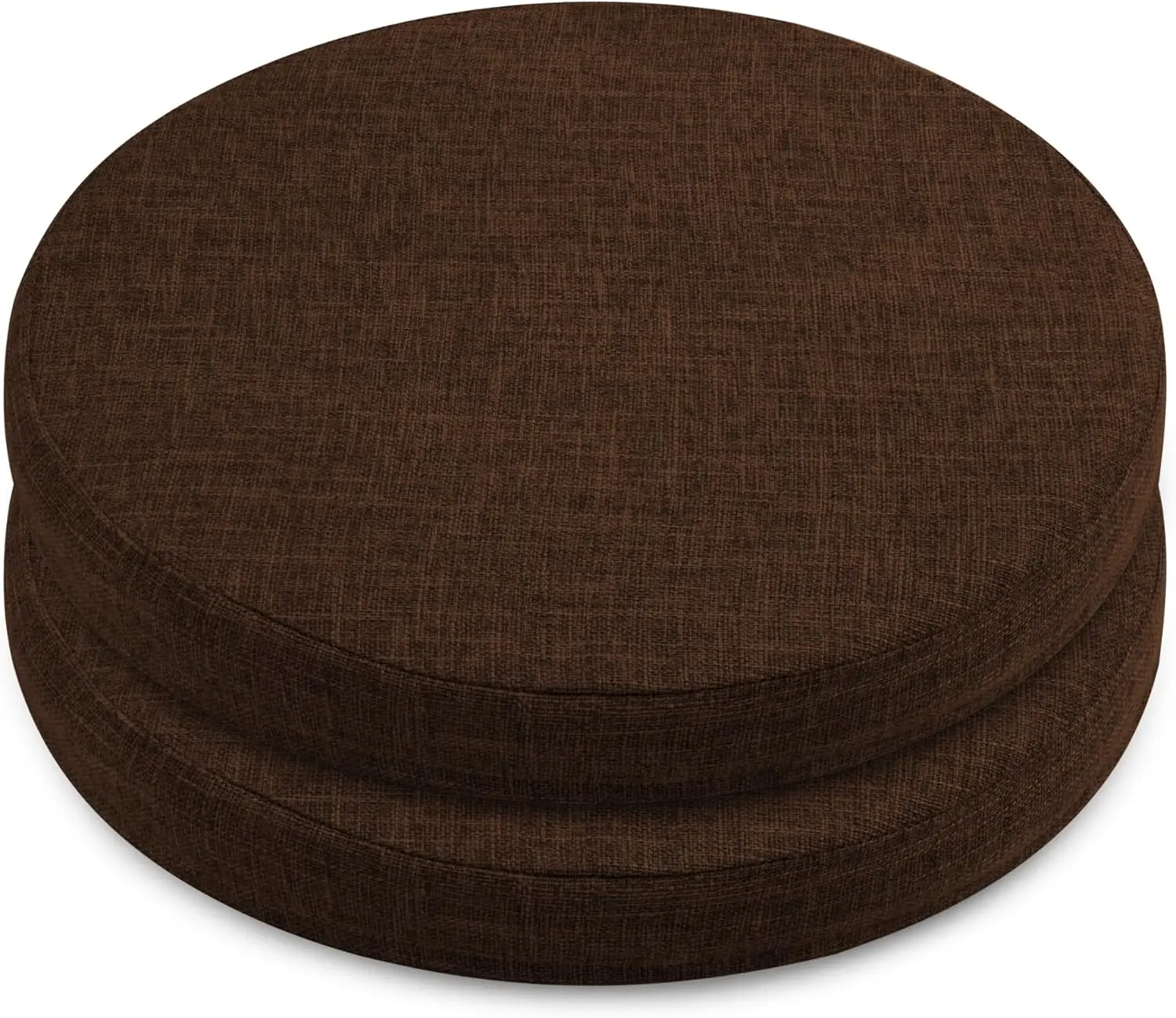 

Round Chair Cushions For Dining Chairs Non Slip High-Resilience Foam Chair Pads 2"" Thi Seat Cushions For Kitchen Chairs Set Of
