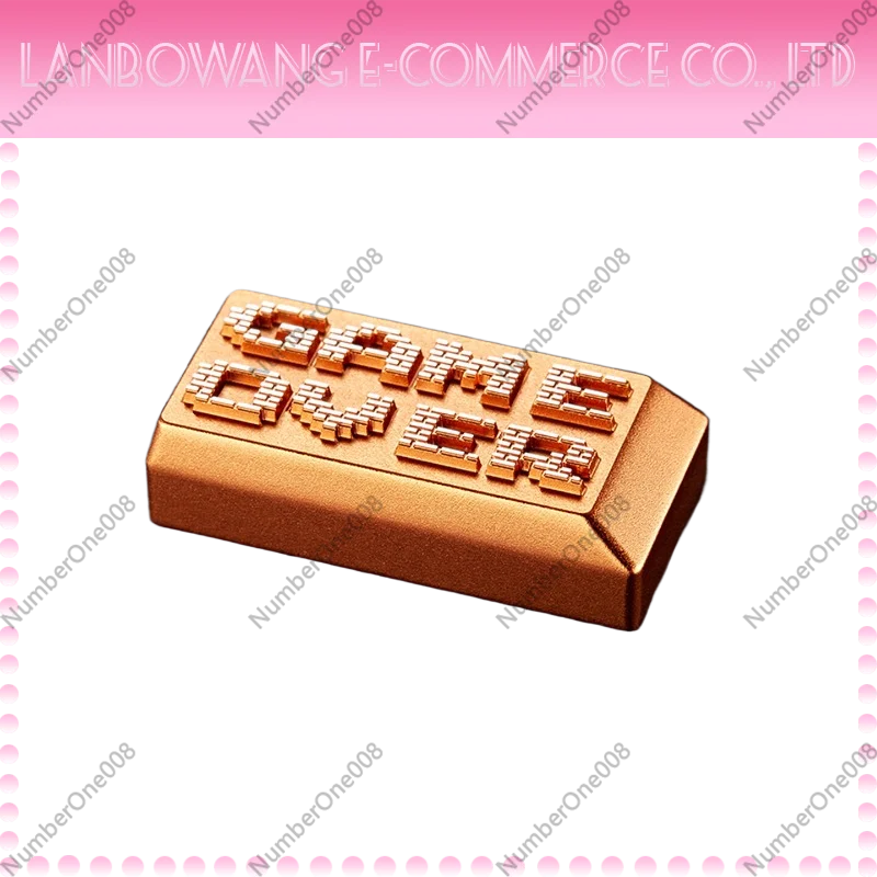 

Pixel Game Style GAMEOVER Pattern Waterproof Mailbox Decal Sticker for Backspace Key