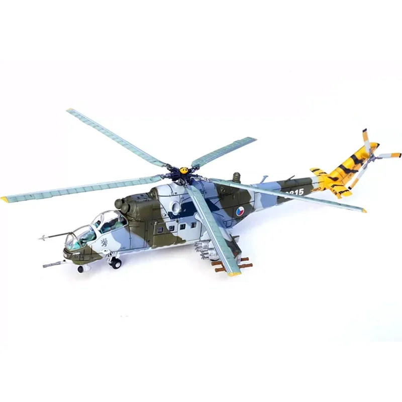 1:72 Scale Mi-24V Meter 24 Armed Helicopter Aircraft Model Diecast Alloy Static Display Souvenir Collection Toy Gift