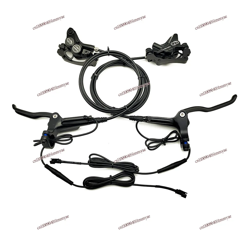 Brake Accessories Electric Bicycle Brake Four piston Oil  Right Front Left Rear  Handle Waterproof