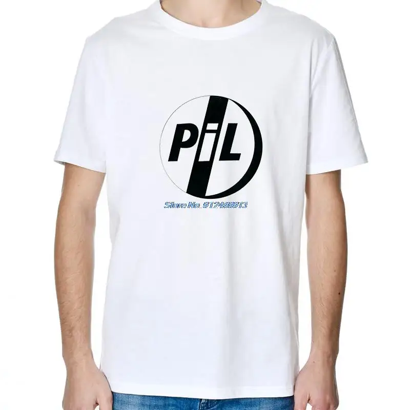 Public Image Ltd. Pil Camiseta de algodón de verano para hombre, cuello redondo, manga corta, camisetas de alta calidad para uso informal