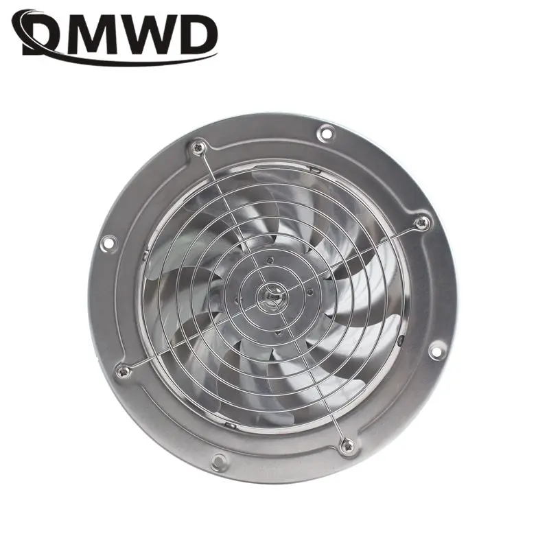 DMWD 6 inch 45W exhausted fans Hight speed air extractor fans 6'' toilet kitchen bathroom hanging wall window glass ventilator