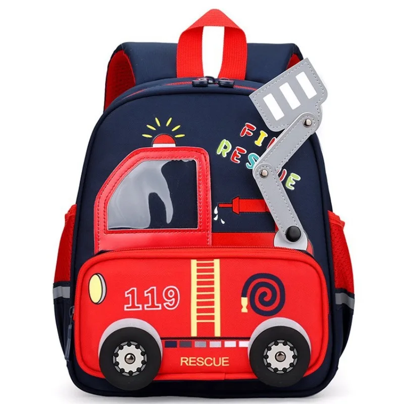 

Детские рюкзаки для мальчиков, рюкзаки для детского сада, рюкзаки для малышей, рюкзак с изображением пожарной машины, школьная сумка, дизайнерские сумки, Mochilas Mujer