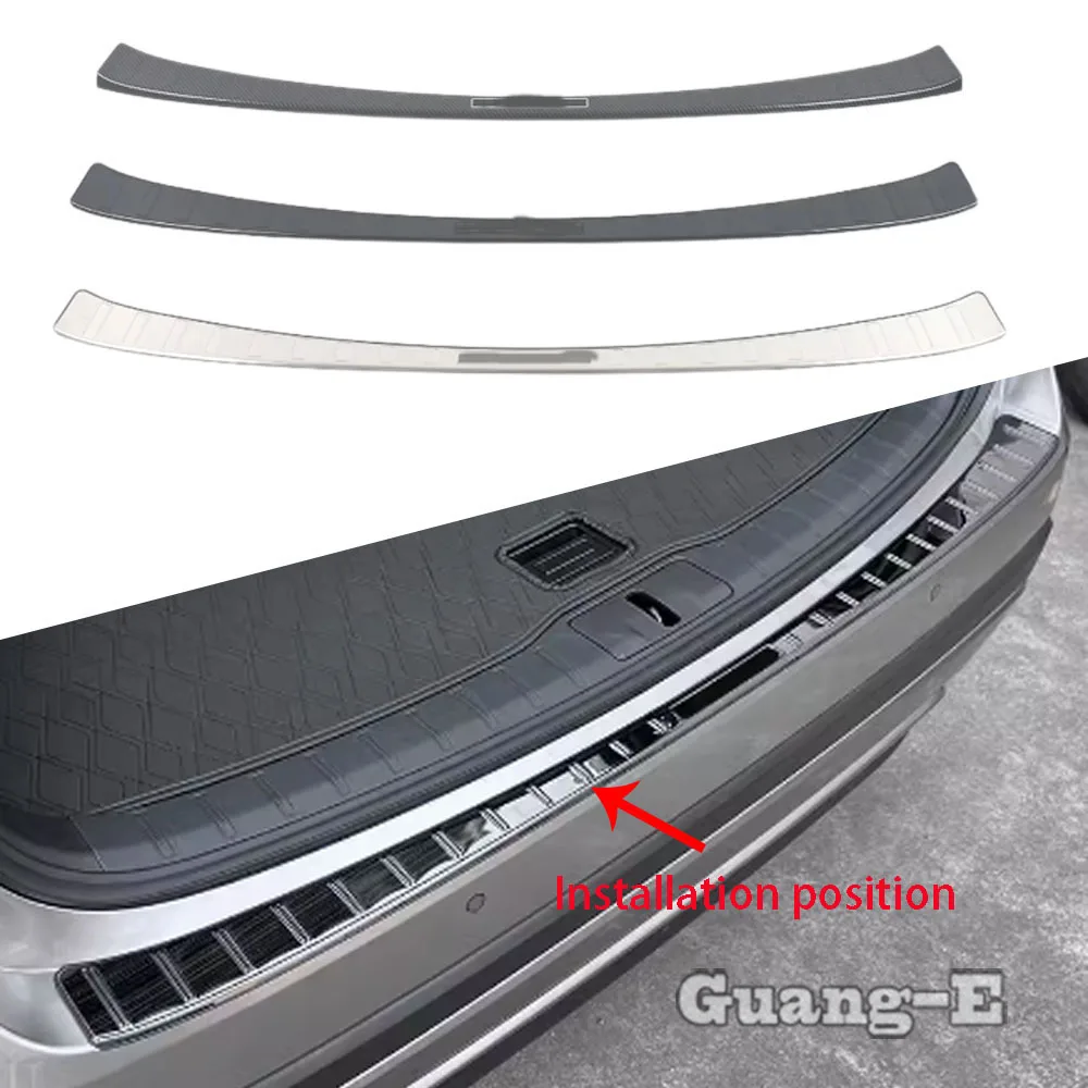 

For Lexus RX 350 350h 450h+ 500h 2022 2023 2024 Car Steel/ABS Plastic Car External Rear Bumper Trim Frame Trim Pedal Accessories