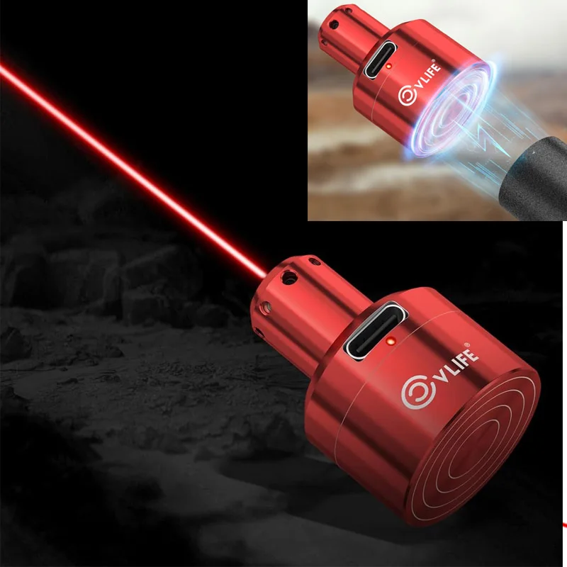 

Tactical Red Laser Bore Sight Magnetic Connection Hunting Laser Collimator Red Dot for Multiple Calibers USB Rechargeable