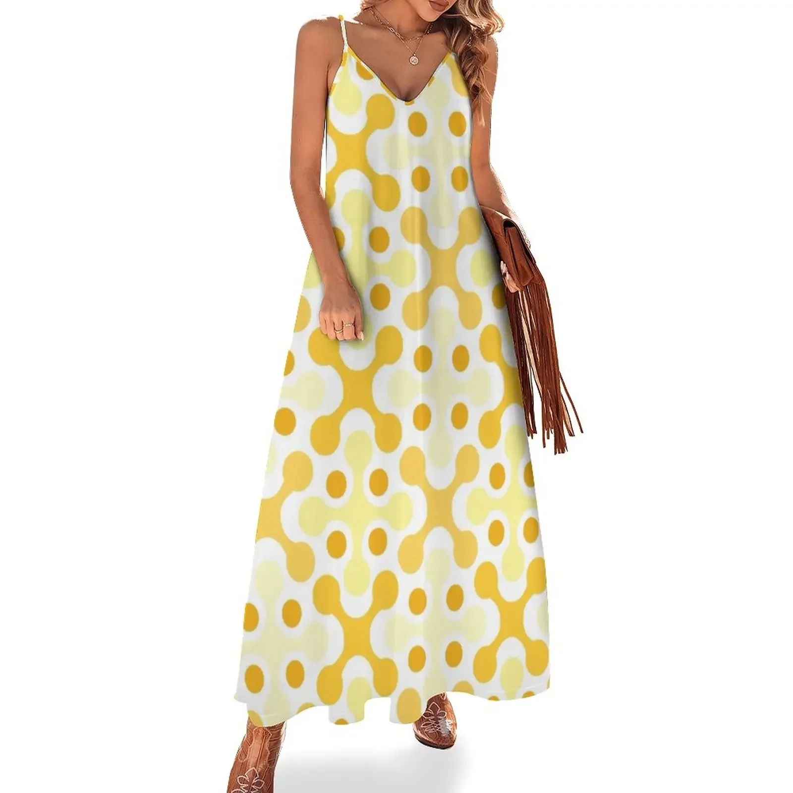 

Retro 60s Pattern 5 Sleeveless Dress elegant chic women dresses promotion summer clothes elegant dresses for women Dress
