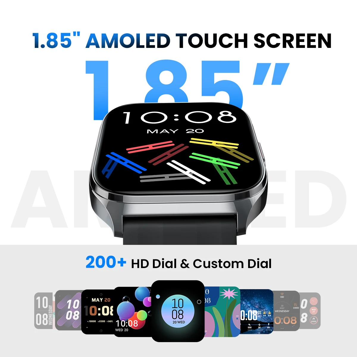 HAYLOU Watch 3 Smartwatch with Voice Calling, 1.85in AMOLED Screen