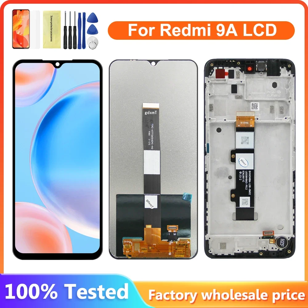 

ЖК-дисплей в сборе с рамкой для Xiaomi Redmi 9A, 9 дюймов, 9 дюймов