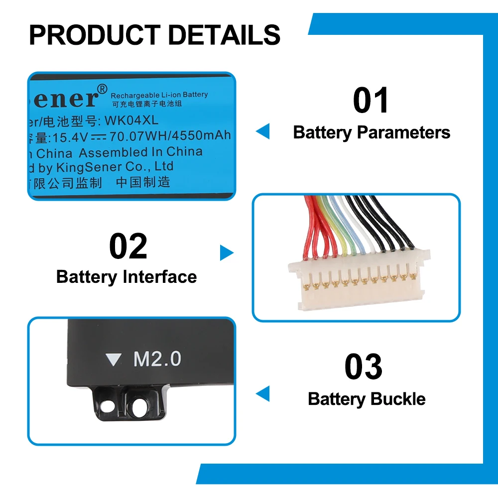 KingSener 배터리 전면 사진