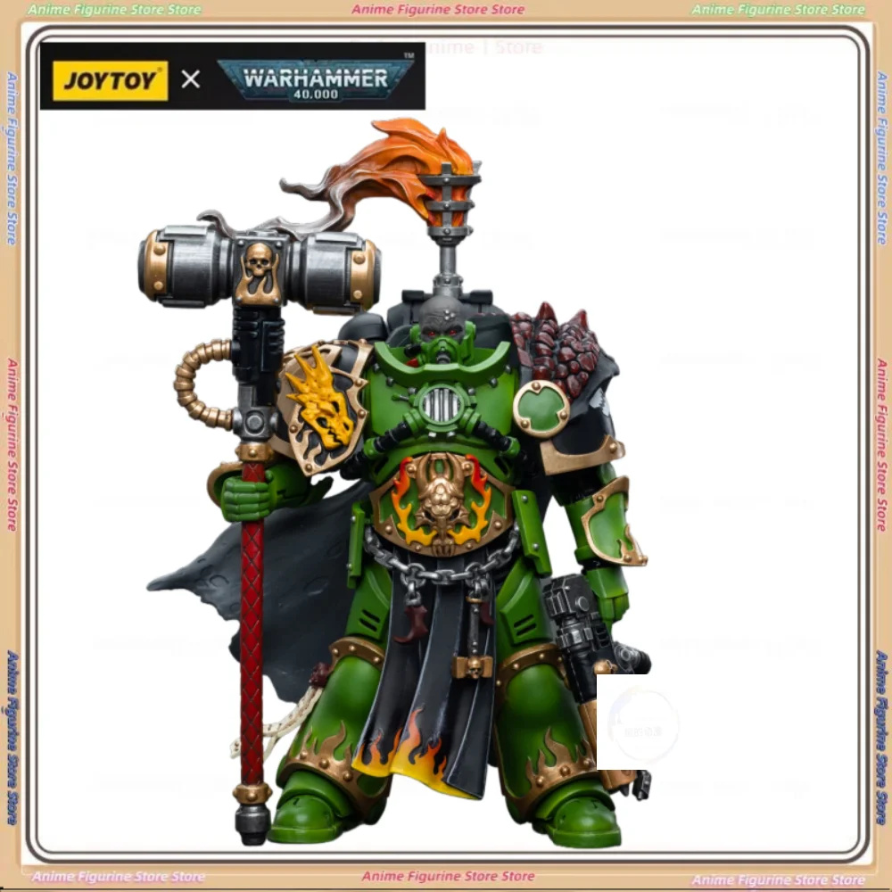 

JOYTOY 1/18 Action Figure 40K Salamanders Captain Adrax Agatone Re-issue Version Anime Model Toy
