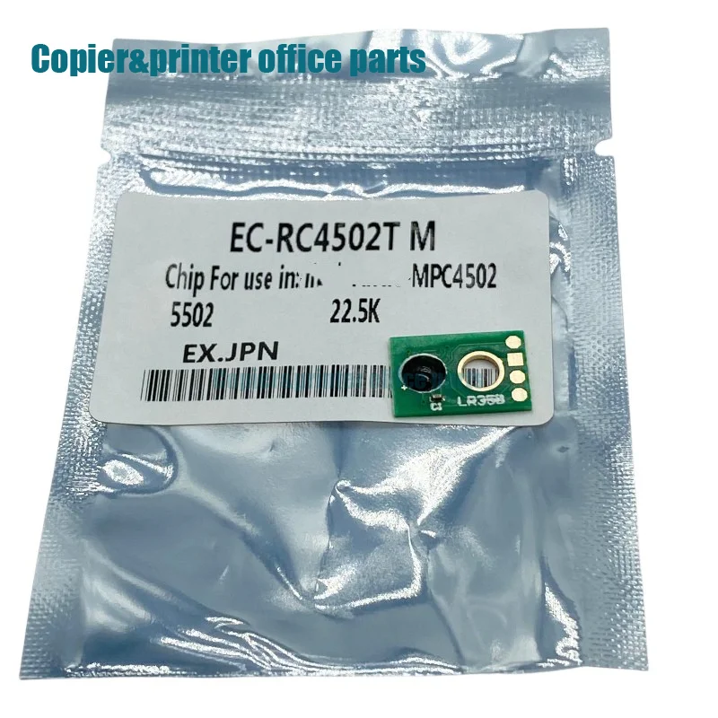 1SET/4PCS EC-RC4502T KCMY Chip Compatibile Per Ricoh MP C4502 C5502 Toner Chip Stampante Copiatrice Pezzi di Ricambio