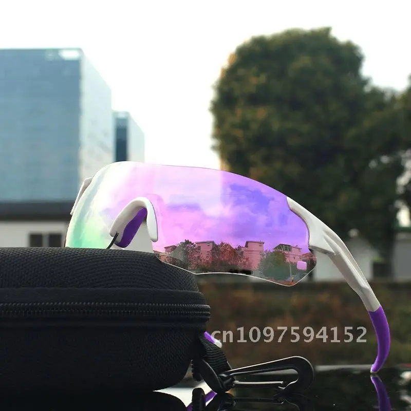 

Dual-Use Cycling Glasses Day & Night TR90 Myopia Outdoor Sports Eye Protection Windproof Running Marathon Glasses