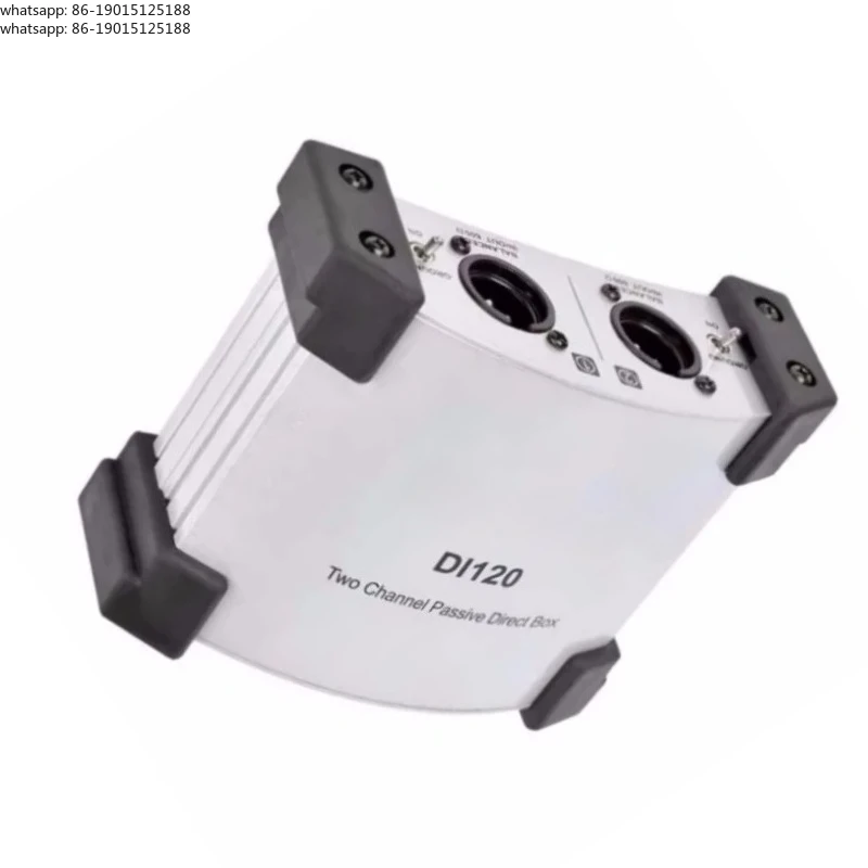 Dual Channel Direct Box DI-120 DI120 with GND Switch Noise Reduction for Electric Guitarists And Instrumentalists