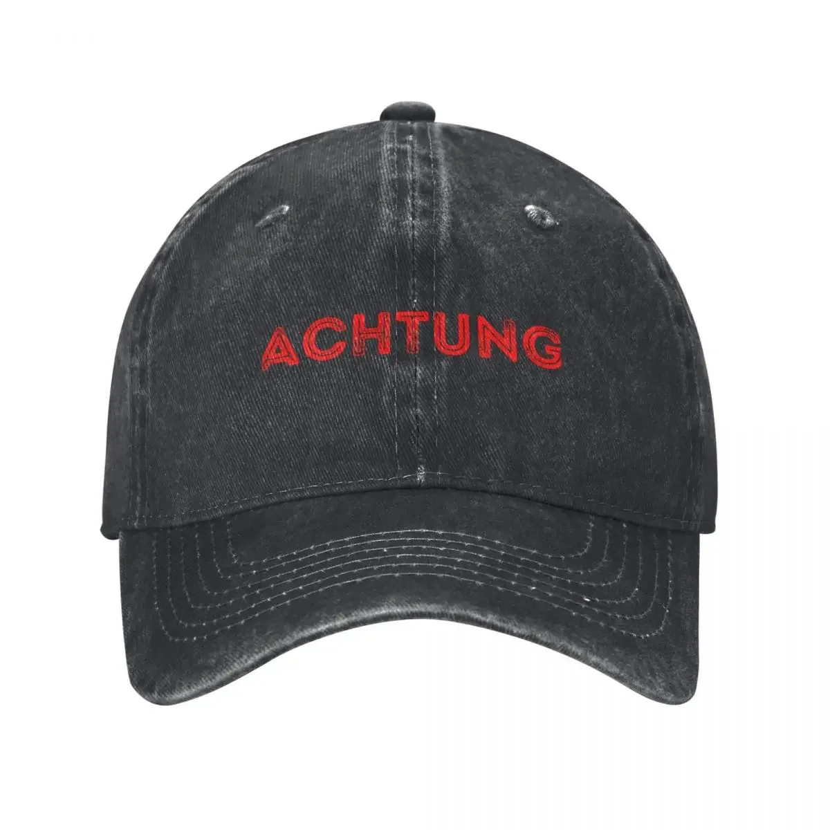 ACHTUNG - Red Danger Baseball Cap Hat Man Luxury Kids Hat fishing hat Girl Men's