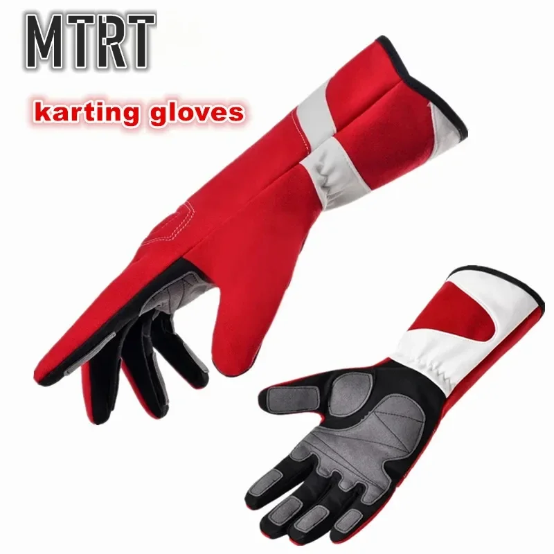 New F1 Auto Car Karting Gloves Breathable Motorcross Racing Gloves Silicone Non-Slip Men Go Kart Racing Gloves Breathable