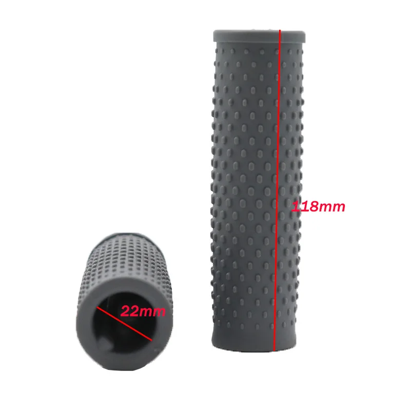 1 Pair Rubber Handlebar Grip for Xiaomi M365/Pro/1s/Pro2 Electric Scooter Accessories Non-slip Black Skateboard Riding Parts