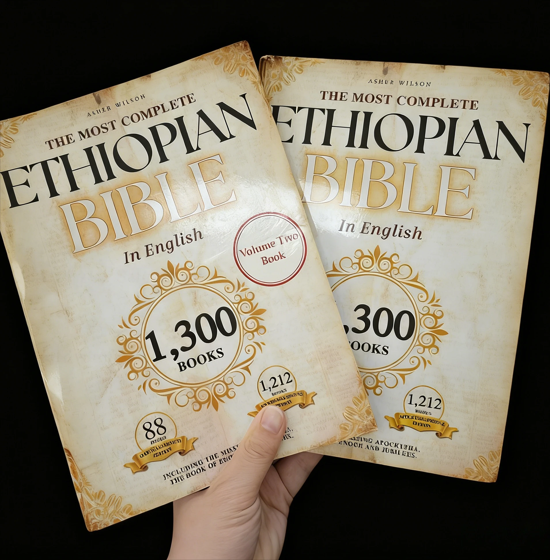 

(Two sets)THE COMPLETE ETHIOPIAN BIBLE in English 88 Scriptures: including Missing Apocrypha, Book of Enoch, Jubilees.