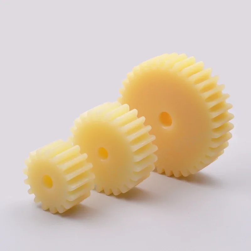 

1pc Spur Gear 2M 12T-27T Nylon Plastic Drive Cylindrical Gear 2 Modulus 12 13 14 15 16 17 18 19 20 21 22-27 Teeth