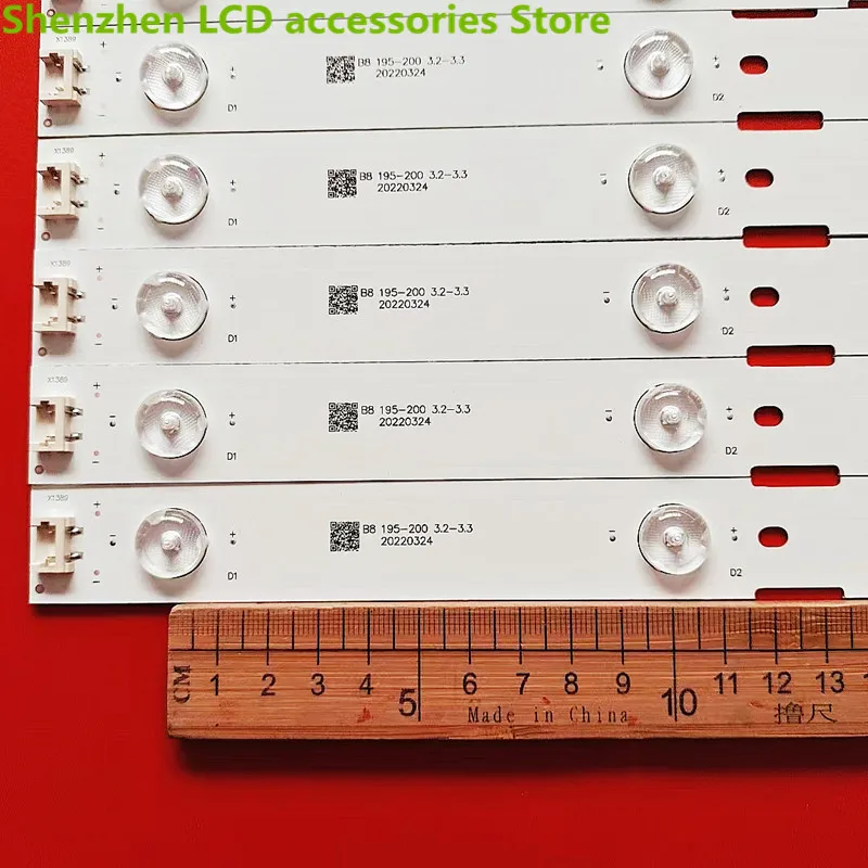 10pcs LED Backlight Strip For Samsung GRUNDIG 43VLE6629 43VLE6524 43GFB6627 2015ARC430_3228 LM41-00174A 00173A IC-B-HWCR43D641R