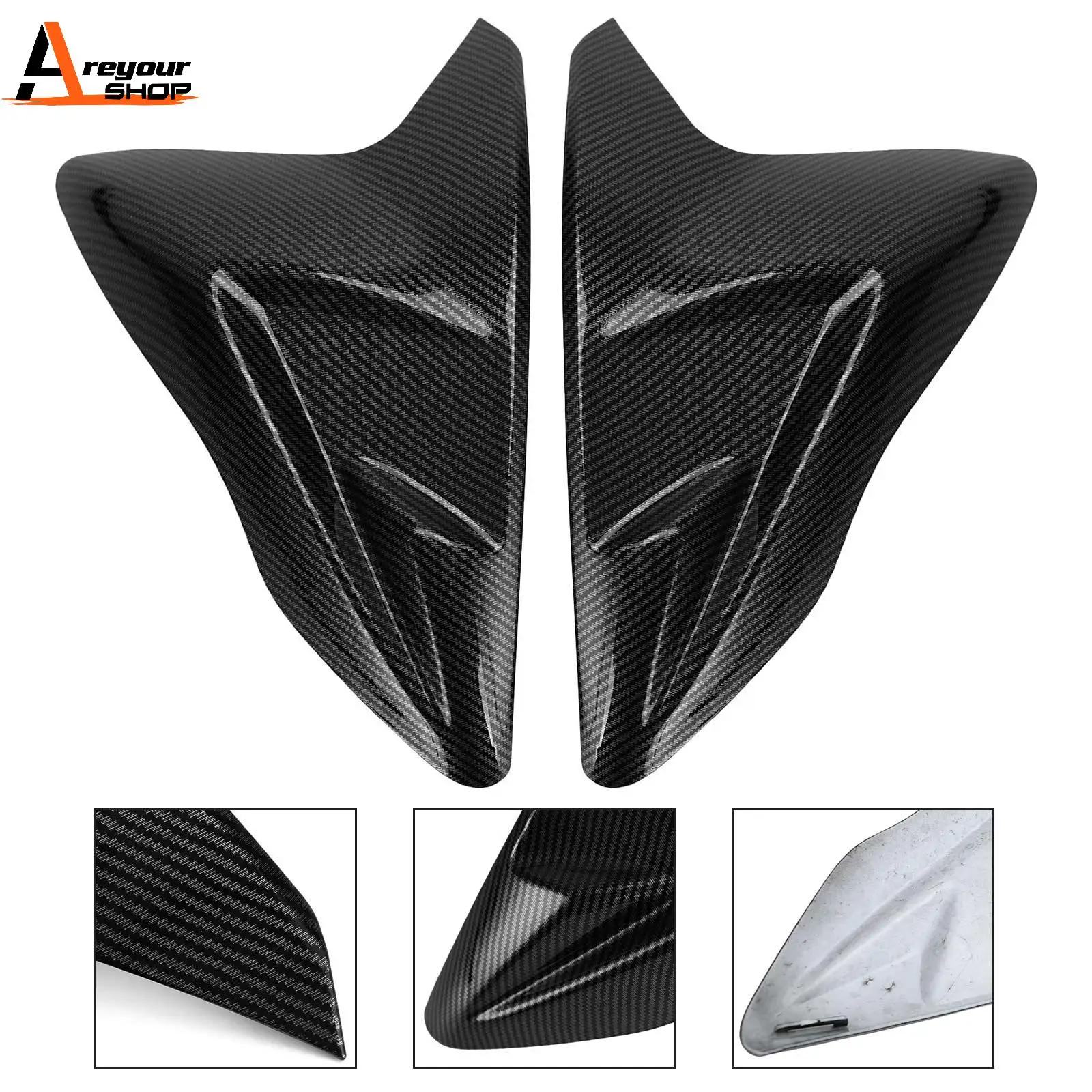 

Areyourshop Gas Tank Side Cover Fairing Carbon Look For SUZUKI GSXR 600 750 2011 To 2019 Motorcycle Parts