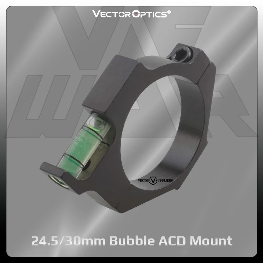 Vector Optics Lunettes 25.4Mm/30Mm Offest Bubble Acd Mount Designed for Real Firearms Full Metal Tactical Accessories