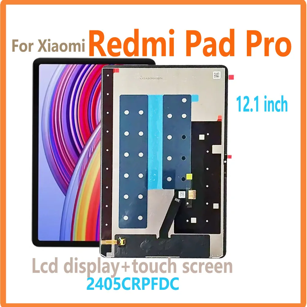 

12.1 inch for Xiaomi Redmi Pad Pro LCD Display Touch Screen Digitizer For Redmi pad pro 2405CRPFDC Replacement Parts