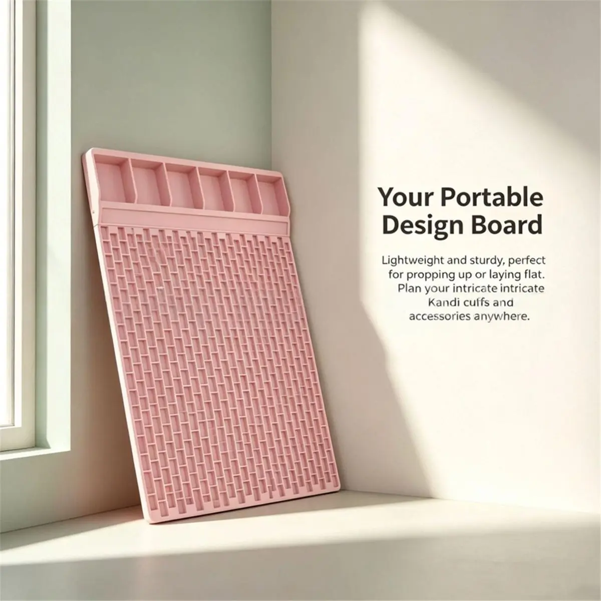 Brick Patten Bead Planning Tray for 6x9mm Beads for Kandi Bead Making Board