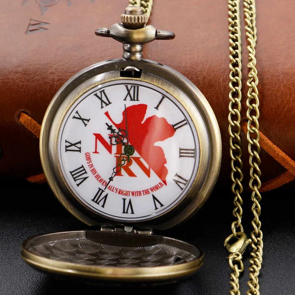 Bronze Antique Hollow Steel Quartz Pocket Watch - God's Land Decrypted Map - Best Gift Clock Selection for Men and Women