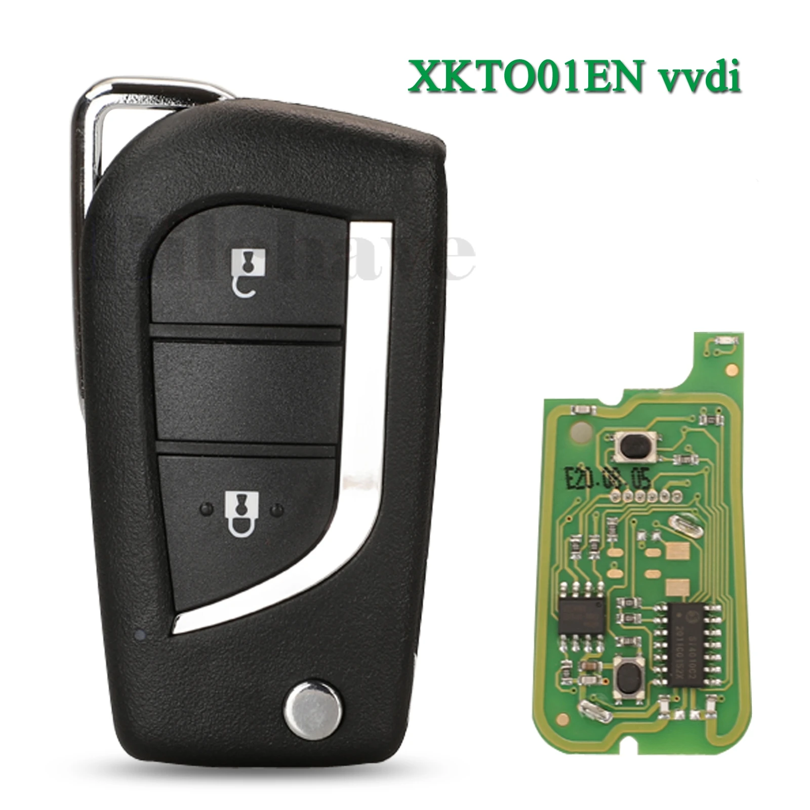 

jingyuqin Xhorse XKTO01EN Universal Car Remote Key 2 Buttons Fob For Toyota For VVDI