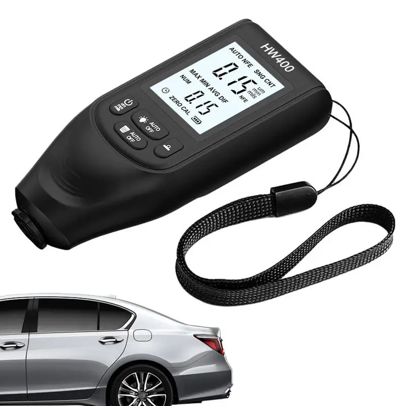 

Coating Thickness Gauge Professional Coating Depth Gauge Tester For Cars LCD Display Automotive Paint Thickness Measurement With