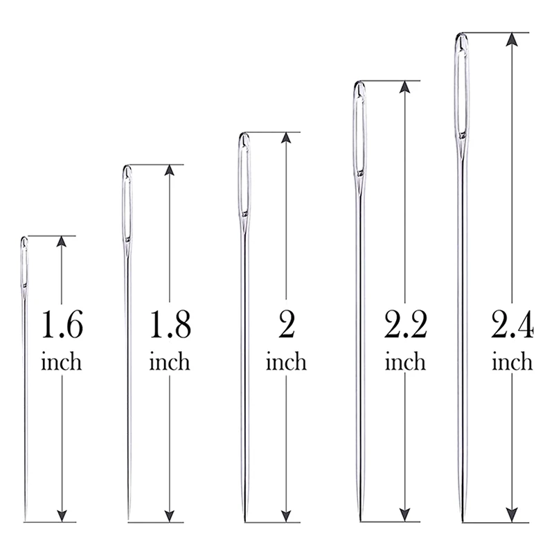 25 szt. 4-6 cm duże igły do szycia igły do szycia ręcznie robione skórzane igły stalowe przędza igły dziewiarskie zestaw narzędzi do szycia
