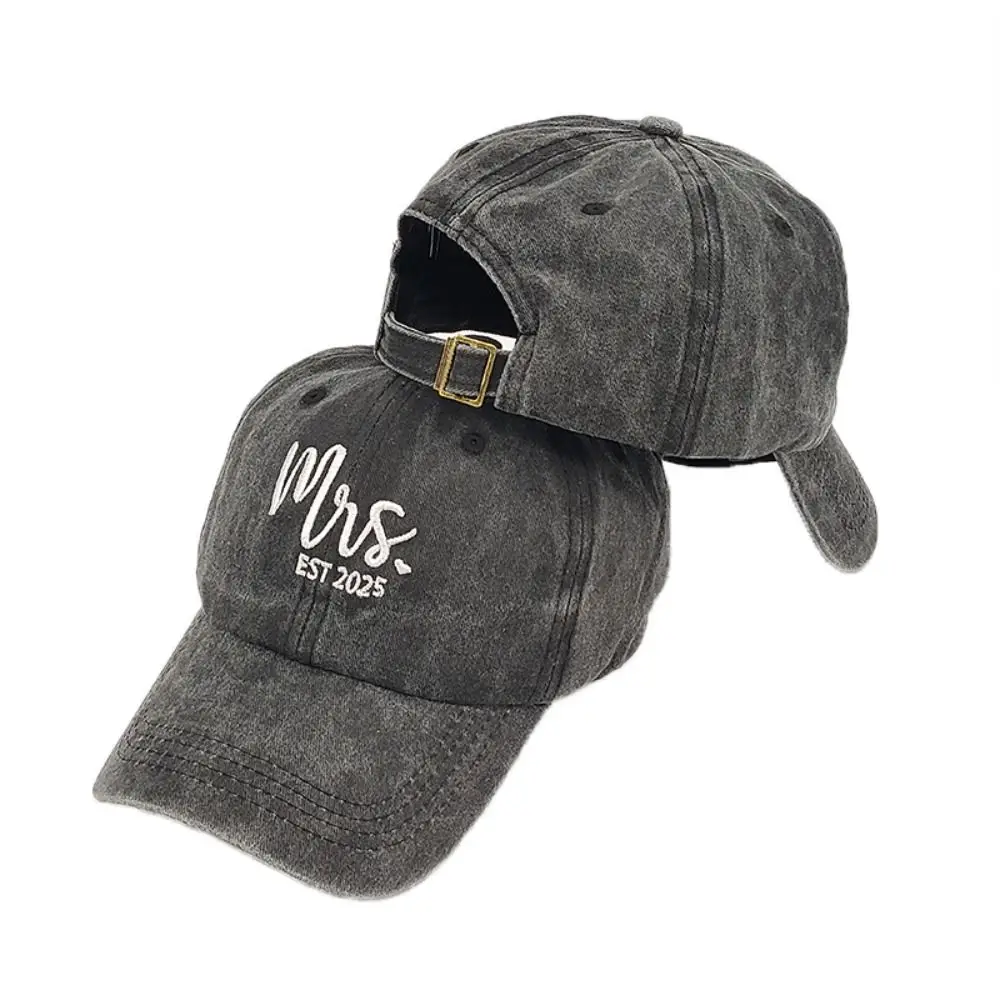 Viseras de moda papá mamá gorras de béisbol ajustable Hip-hop lavado desgastado gorra descolorida sombreros de protección solar hombre mujer