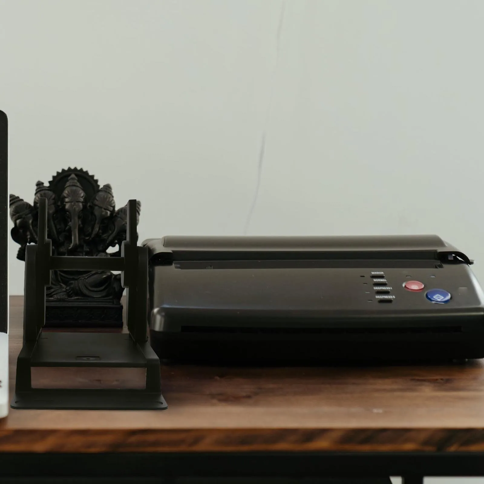 

External Rolls Label Holder For Thermal Printers Portable Plastic Label Paper Holder Printer Accessories Stack Paper Rack Manual